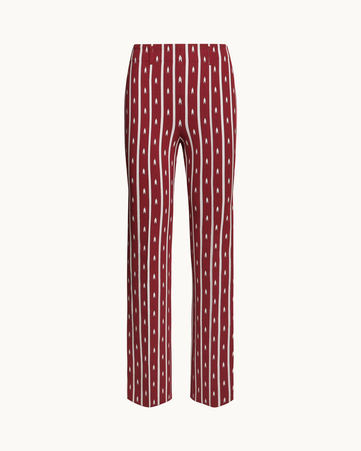Luke Pant in Merlot/Ivory Arrow Stripe