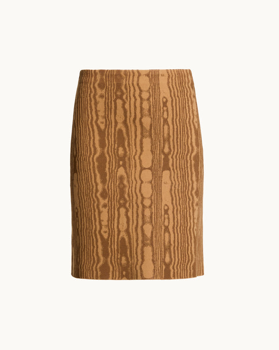 Ava Skirt in Grain Moire