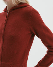 Naomi Hoodie in Merlot