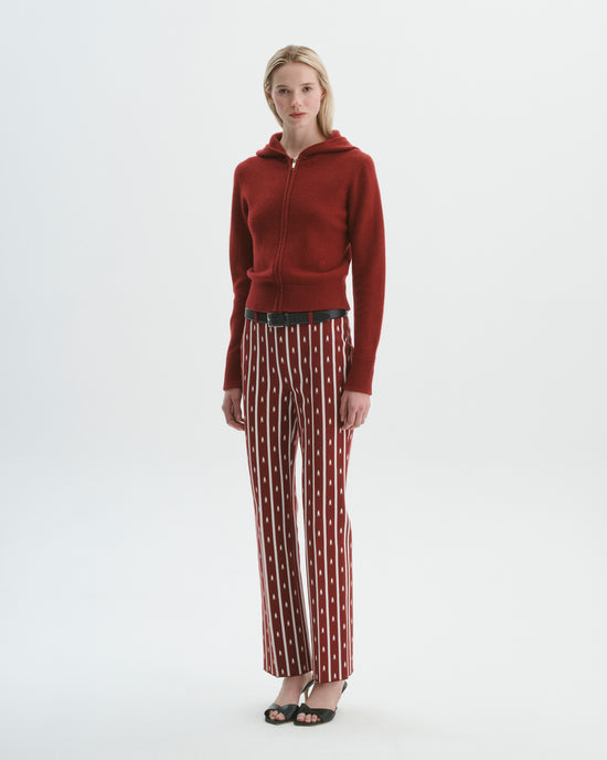 Naomi Hoodie in Merlot