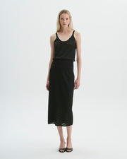 Slinky Nat Skirt in Black
