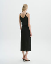 Slinky Nat Skirt in Black