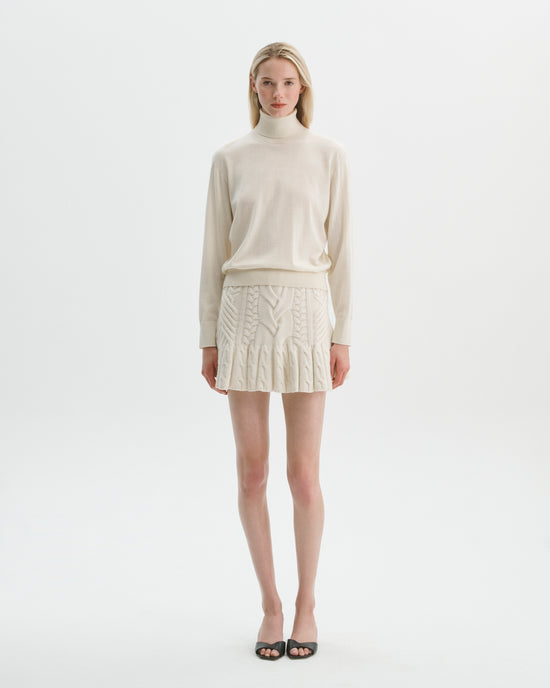 Skyler Skirt in Ivory