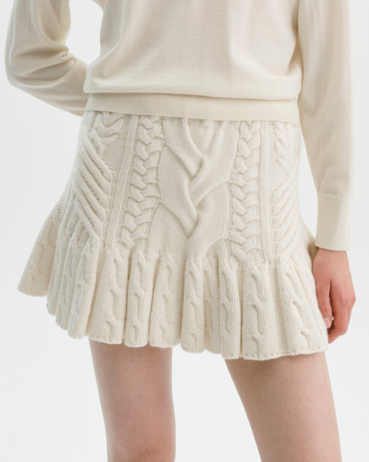Skyler Skirt in Ivory