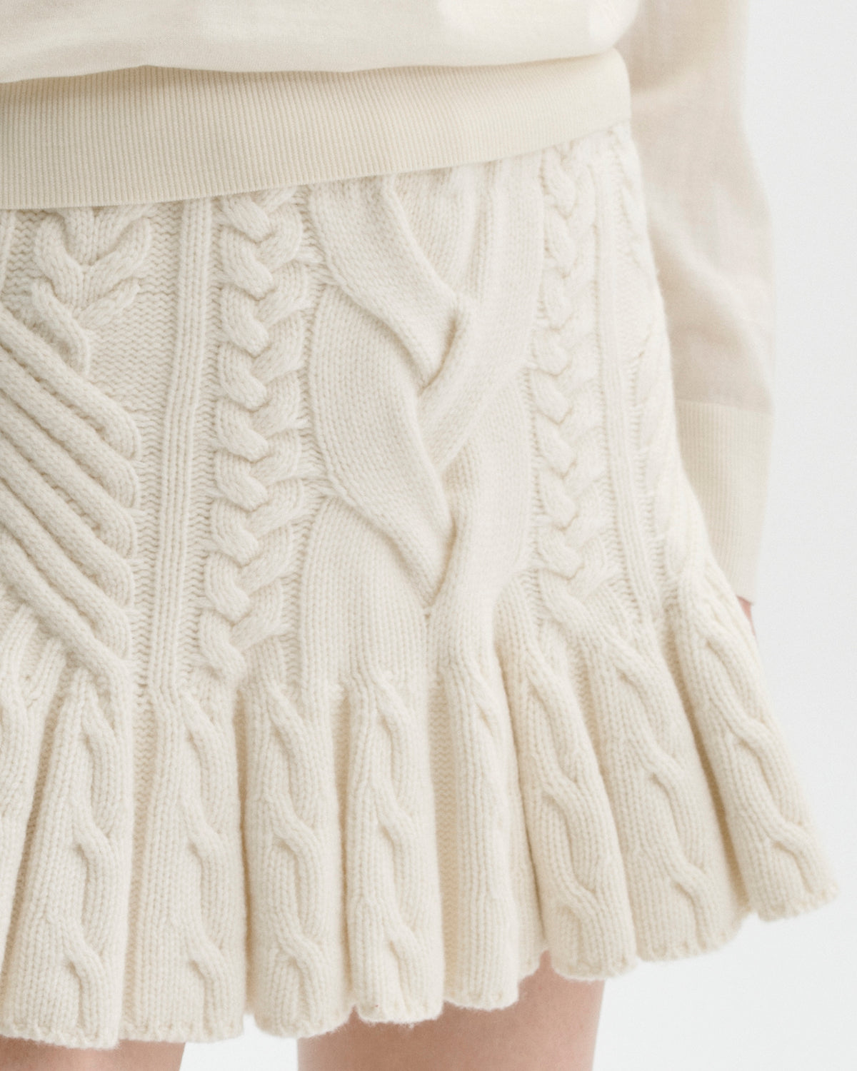 Skyler Skirt in Ivory