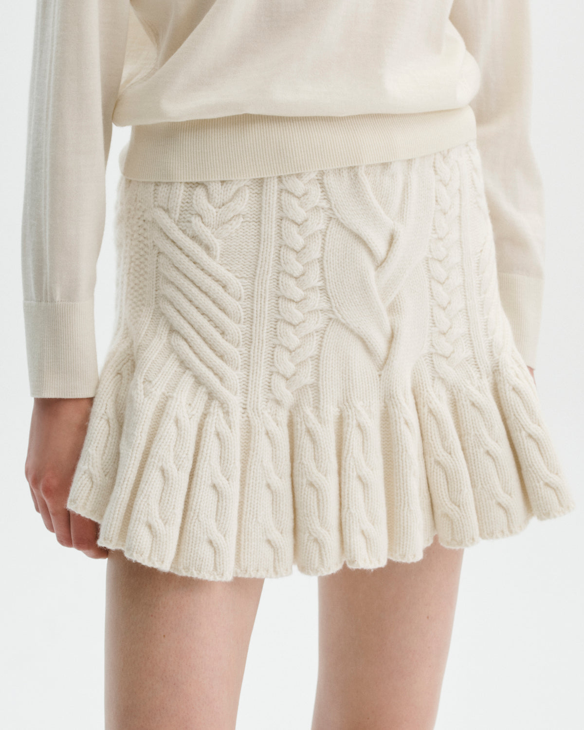 Skyler Skirt in Ivory