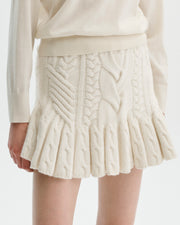 Skyler Skirt in Ivory