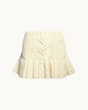 Skyler Cables Skirt in Ivory